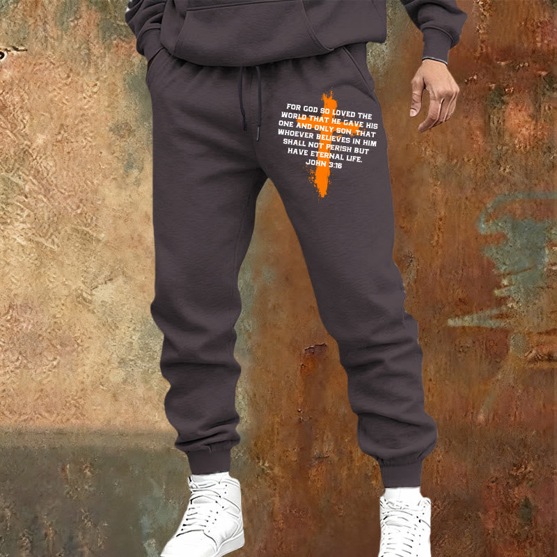 Christianartworkshop John 3:16 Sweatpants: Daily Wear with Gracious Faith - image 18