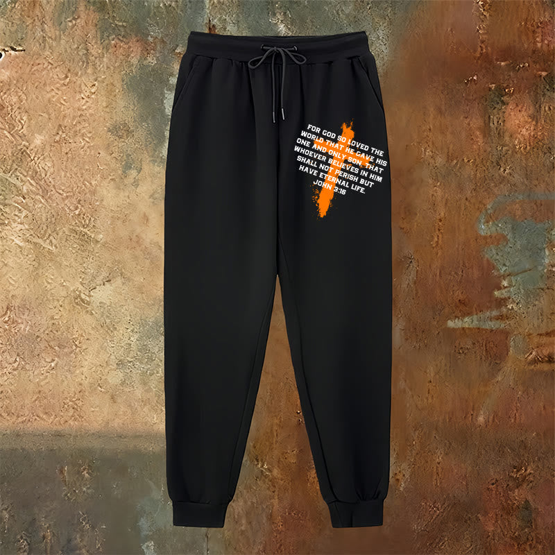 Christianartworkshop John 3:16 Sweatpants: Daily Wear with Gracious Faith - image 11