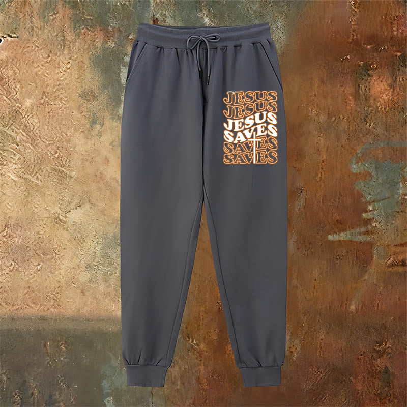 Christianartworkshop Jesus Saves Sweatpants: Daily Comfort Wrapped in Devotion - image 11