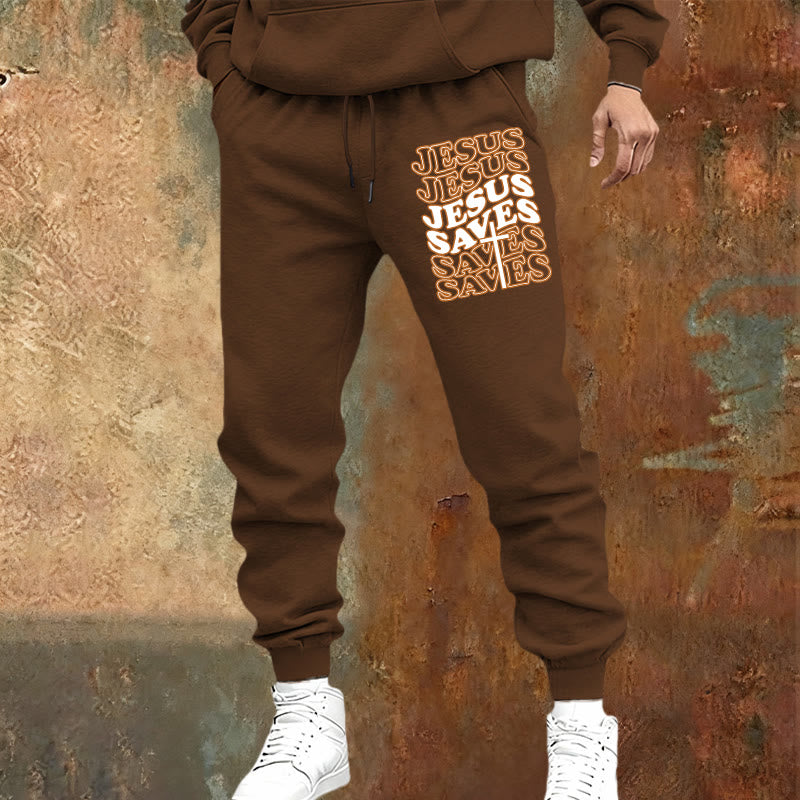 Christianartworkshop Jesus Saves Sweatpants: Daily Comfort Wrapped in Devotion - image 5