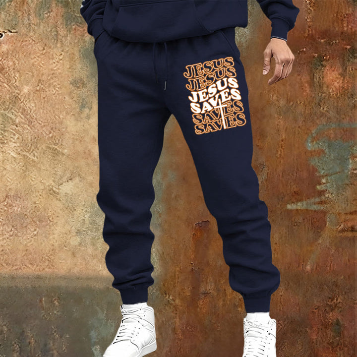 Christianartworkshop Jesus Saves Sweatpants: Daily Comfort Wrapped in Devotion - image 17