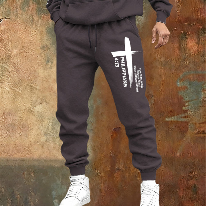 Christianartworkshop I Can Do All Things Cross Sweatpants: Daily Wear Rooted in Hope - image 10