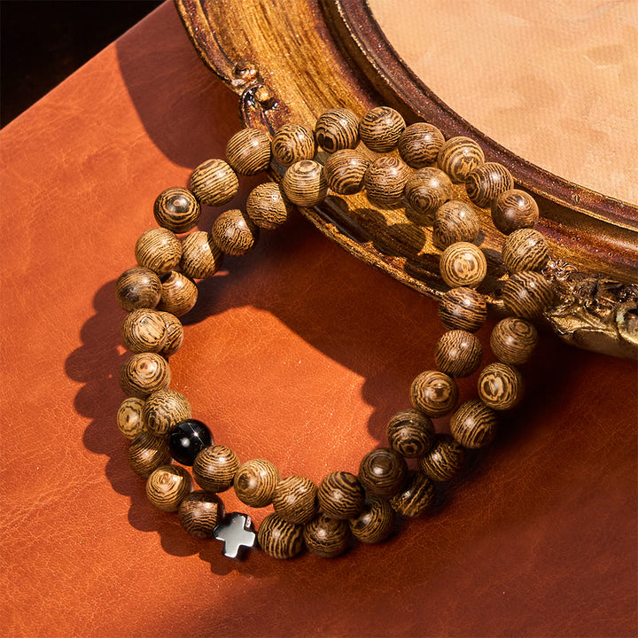 FREE Today: Layered Wooden Cross Bracelet: Quiet Devotion for Everyday Moments - image 4