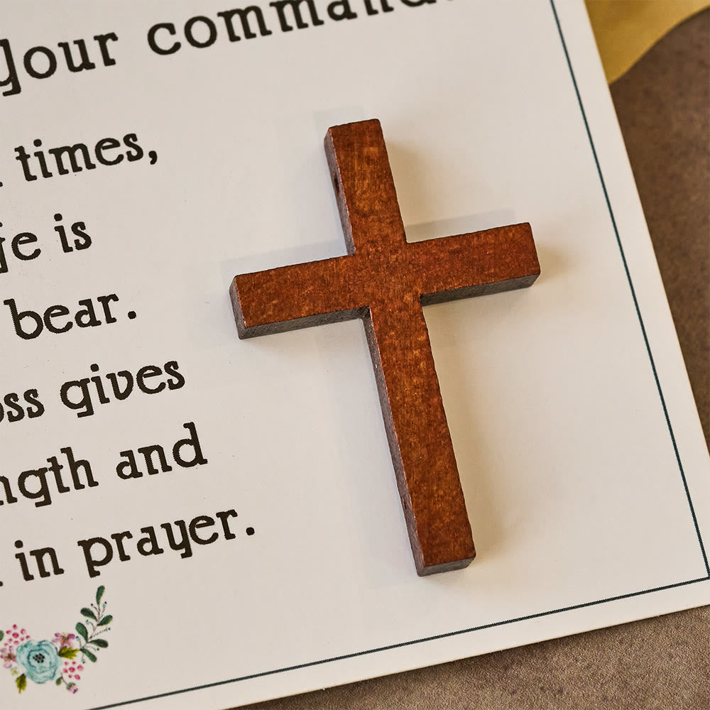 Christianartworkshop Entrust My Life Pocket Cross: Daily Grace Reminder for Routines - image 2