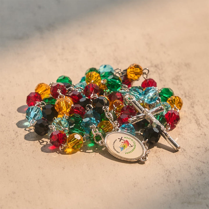 FREE Today: Colorful Bead Rosary: Thoughtful Gift of Devotion & Light - Multicolor Rosary - image 0