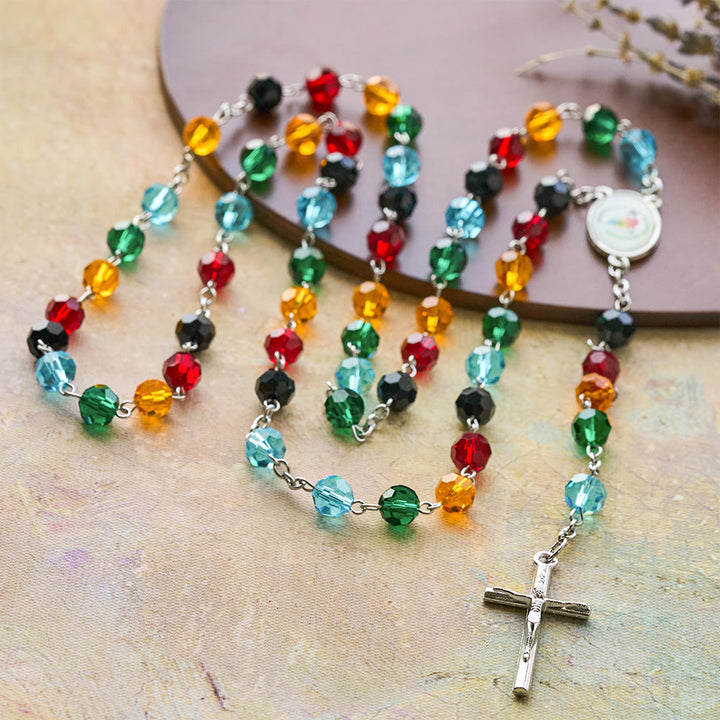 FREE Today: Colorful Bead Rosary: Thoughtful Gift of Devotion & Light - image 2