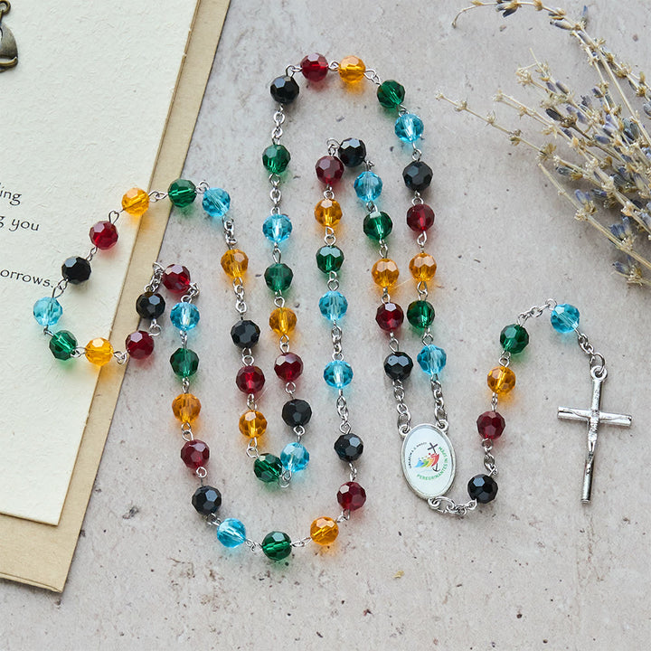 FREE Today: Colorful Bead Rosary: Thoughtful Gift of Devotion & Light - image 3