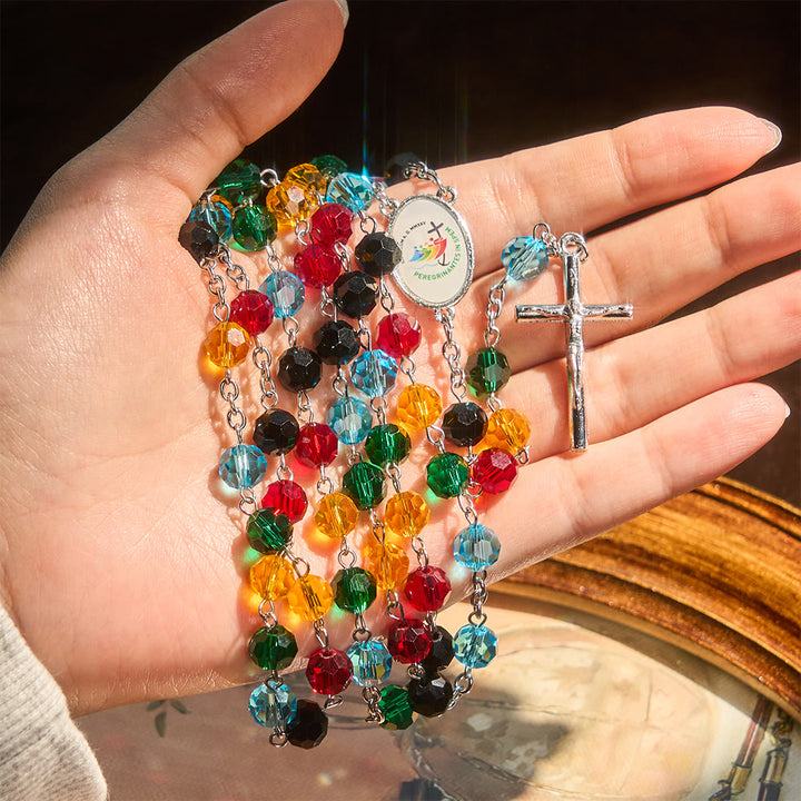 FREE Today: Colorful Bead Rosary: Thoughtful Gift of Devotion & Light - image 1