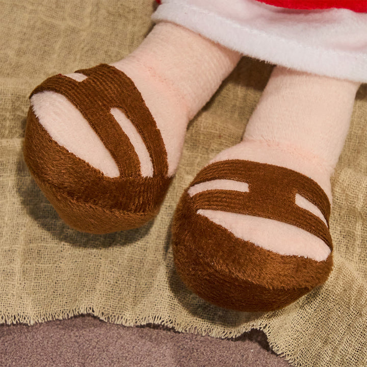 Christianartworkshop Faith-Filled Red Robe Jesus Plush: Soothing Companion for Quiet Moments - image 5