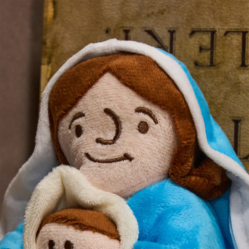 Christianartworkshop Soft Madonna & Child Plush: Quiet Reminder of Tender Grace - image 3