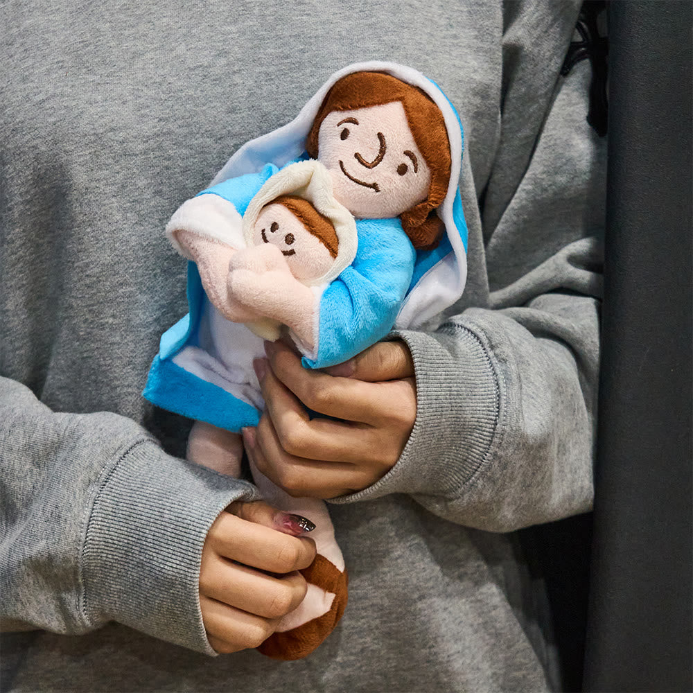 Christianartworkshop Soft Madonna & Child Plush: Quiet Reminder of Tender Grace - image 1