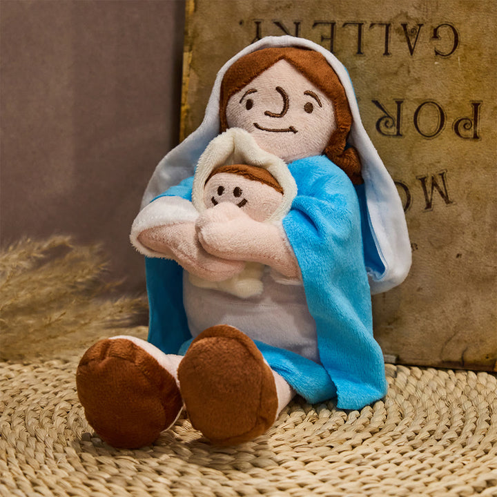 Christianartworkshop Soft Madonna & Child Plush: Quiet Reminder of Tender Grace - image 2