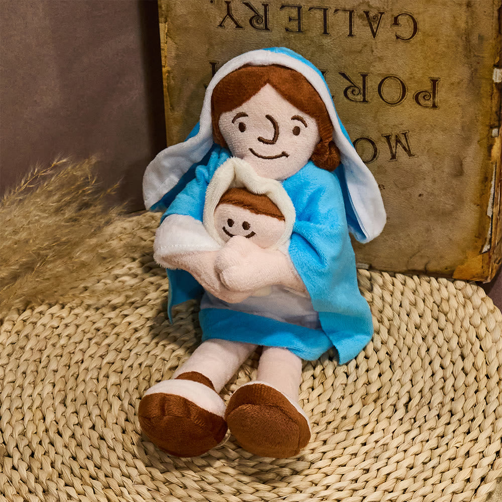 Christianartworkshop Soft Madonna & Child Plush: Quiet Reminder of Tender Grace - Madonna and Child - image 0