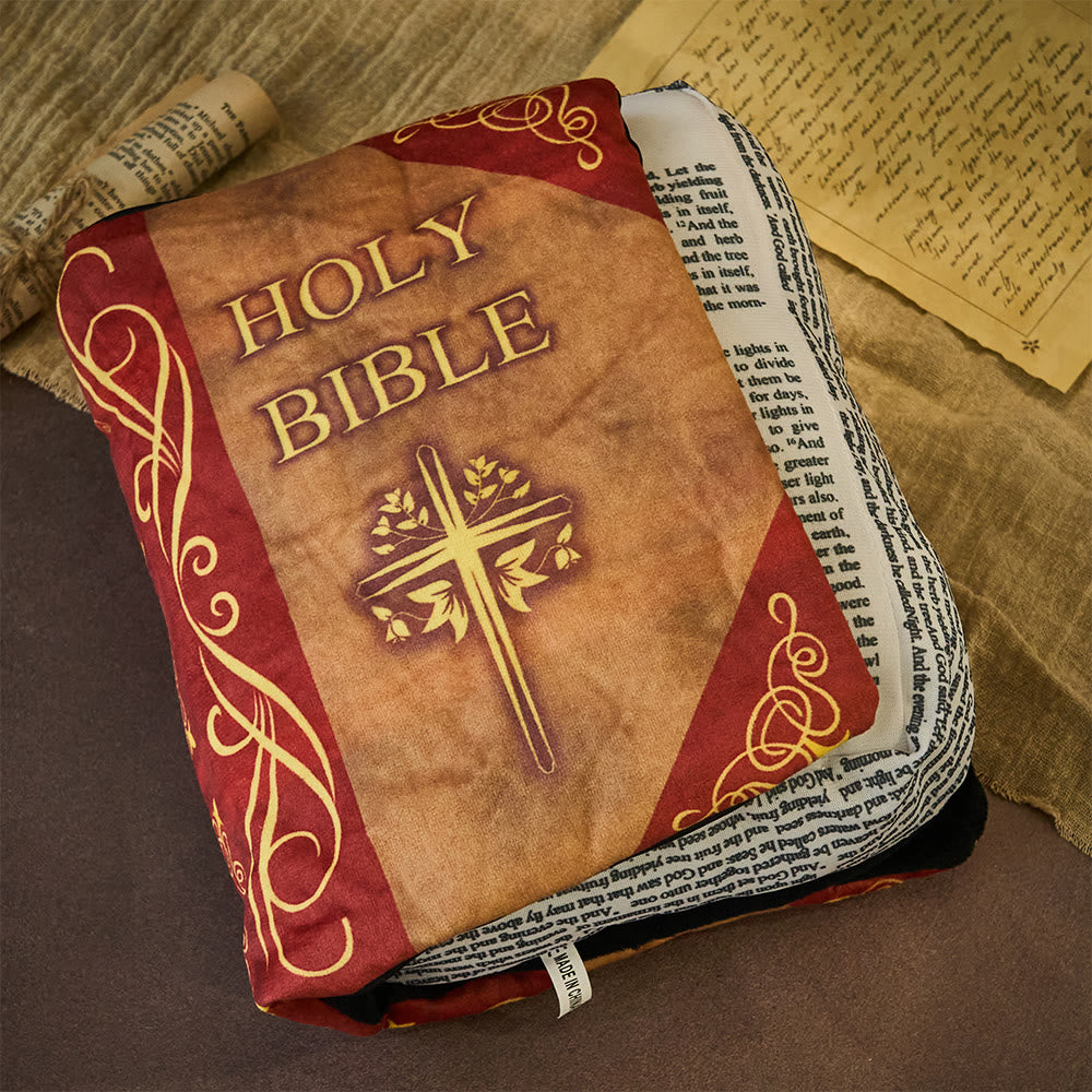 Christianartworkshop Bible-Themed Plush Pillow: Cozy Companion of Grace & Truth - Madonna and Child - image 0