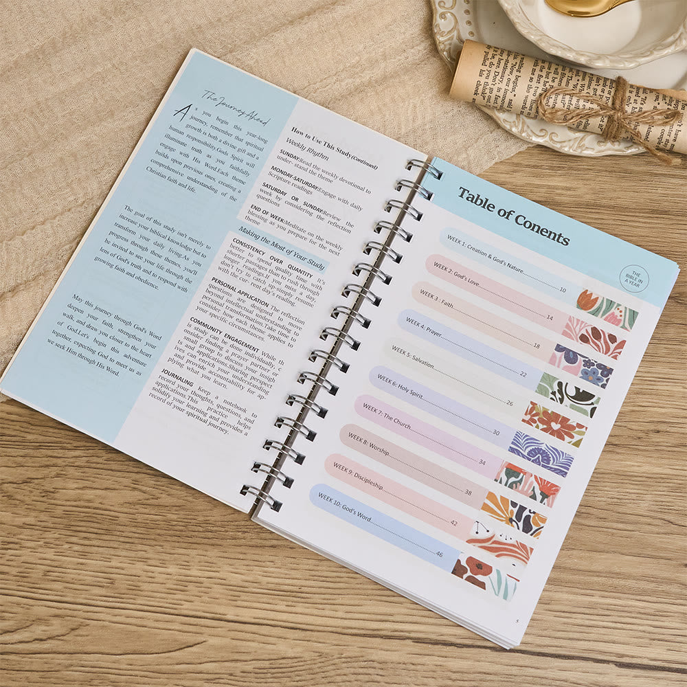 Christianartworkshop Bible in a Year Journal: Warm Comfort for Daily Study - image 5