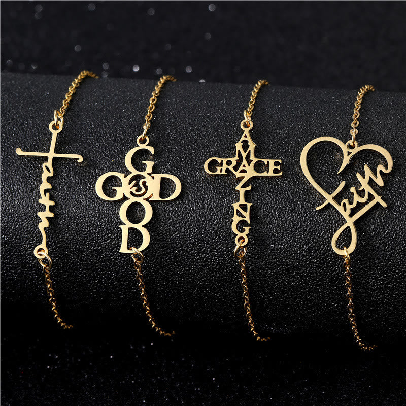 Christianartworkshop Cross & Faith Bracelet: Delicate Companion of Grace & Hope - image 0