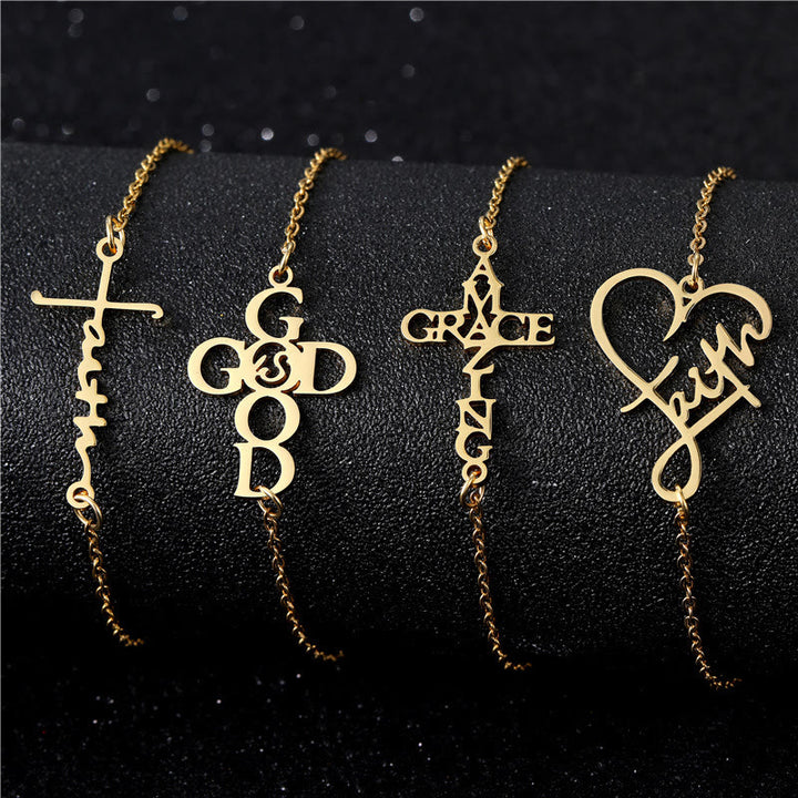 FREE Today: Cross & Faith Bracelet: Delicate Companion of Grace & Hope - Faith - Golden - image 0