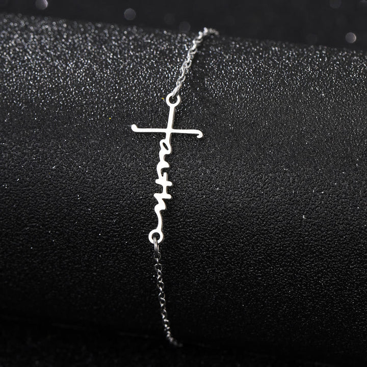 FREE Today: Cross & Faith Bracelet: Delicate Companion of Grace & Hope - Faith - Silver - image 8