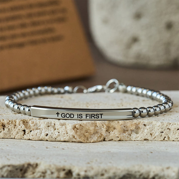 Christianartworkshop God Is First & Psalm 46:5  Bracelet: Steady Companion for Daily Routines - image 8