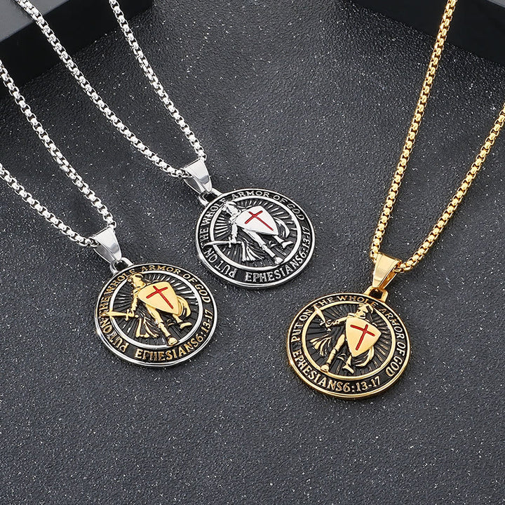 FREE Today: Vintage 3-Color Ephesians 6 Necklace: Quiet Reminder of Spiritual Strength - image 4