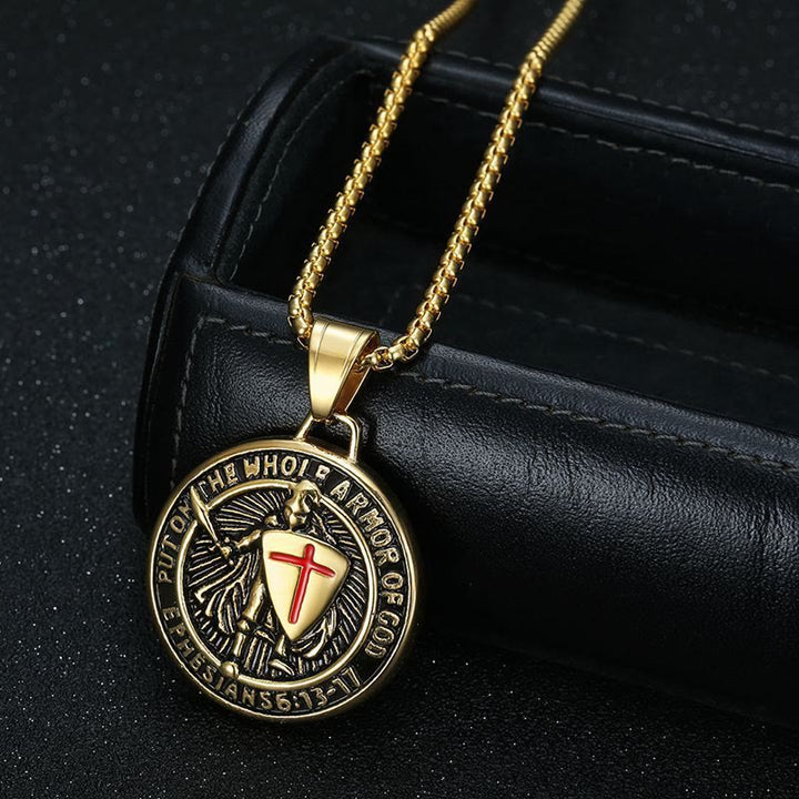 Christianartworkshop Ephesians 6 Necklace: Quiet Reminder of Spiritual Strength - image 5