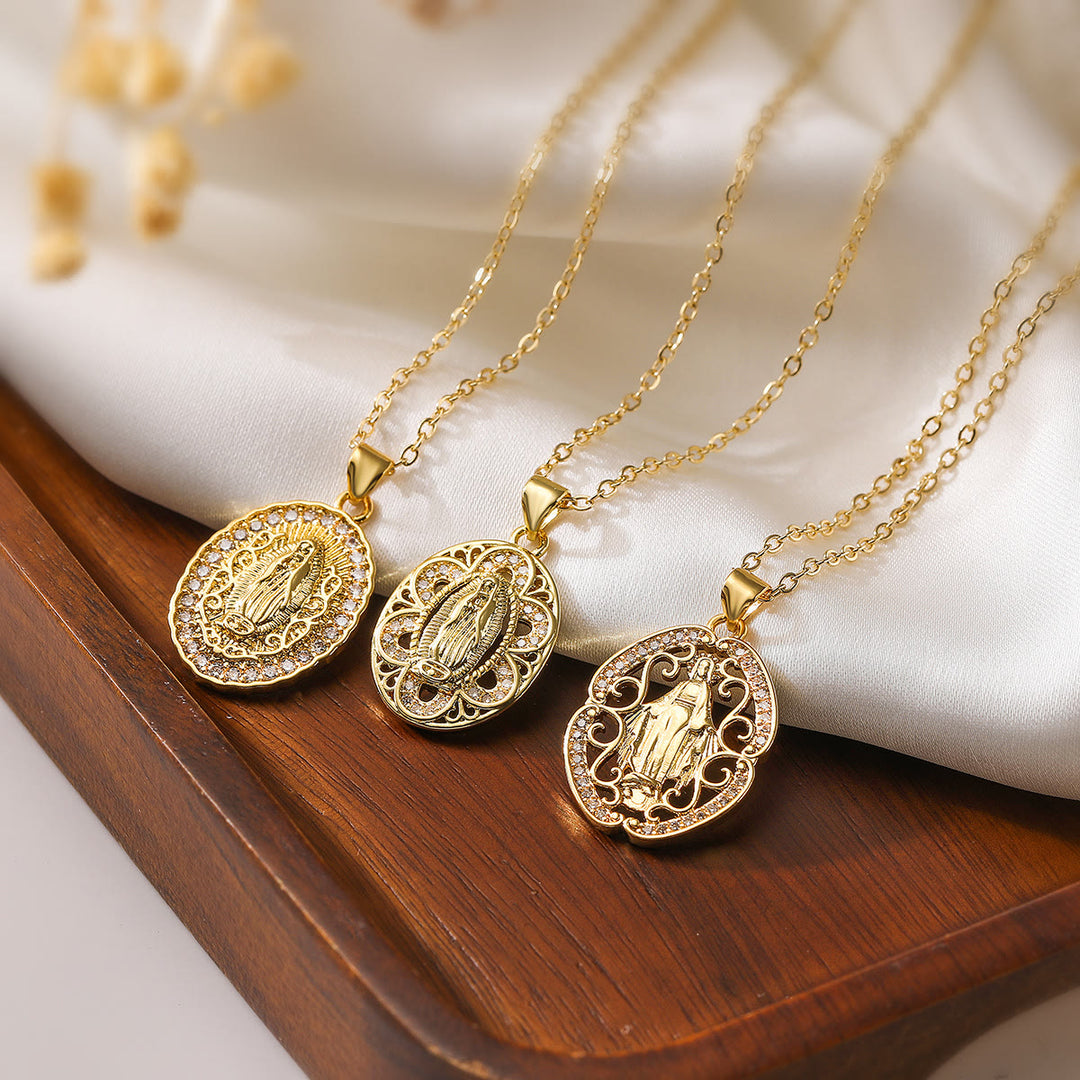 FREE Today: Our Lady Three-Design Necklace: Steady Companion for Quiet Routines - image 0
