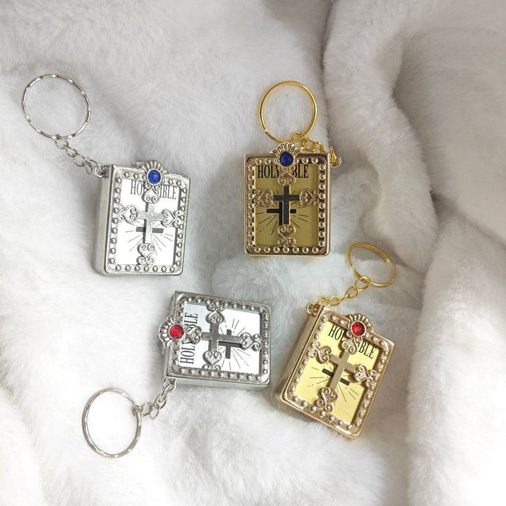 Christianartworkshop Bible-Shaped Cross Keychain: Steady Companion for Errand Days - image 11