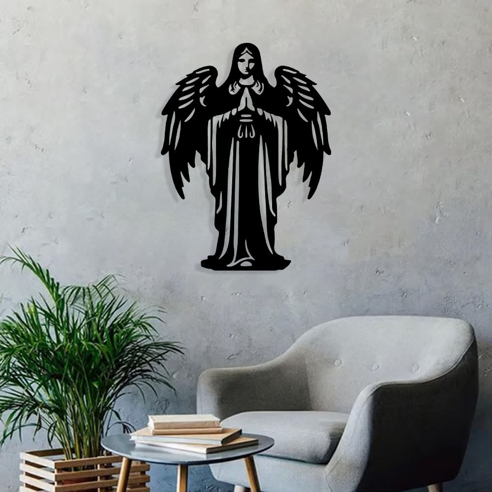 Christianartworkshop Winged Angel Metal Wall Decor: Quiet Reminder of Gentle Grace - image 3