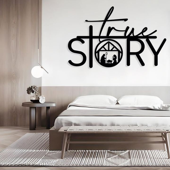 Christianartworkshop Sacred True Story Metal Wall Decor: Quiet Reminder of the Nativity Story - image 6
