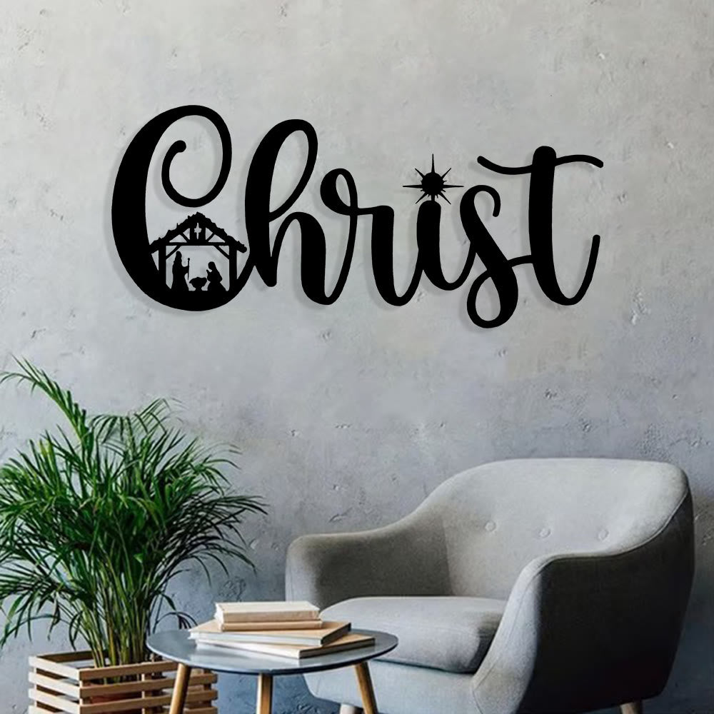 Christianartworkshop Christ Nativity Metal Wall Decor: Tender Reverence for All - image 4