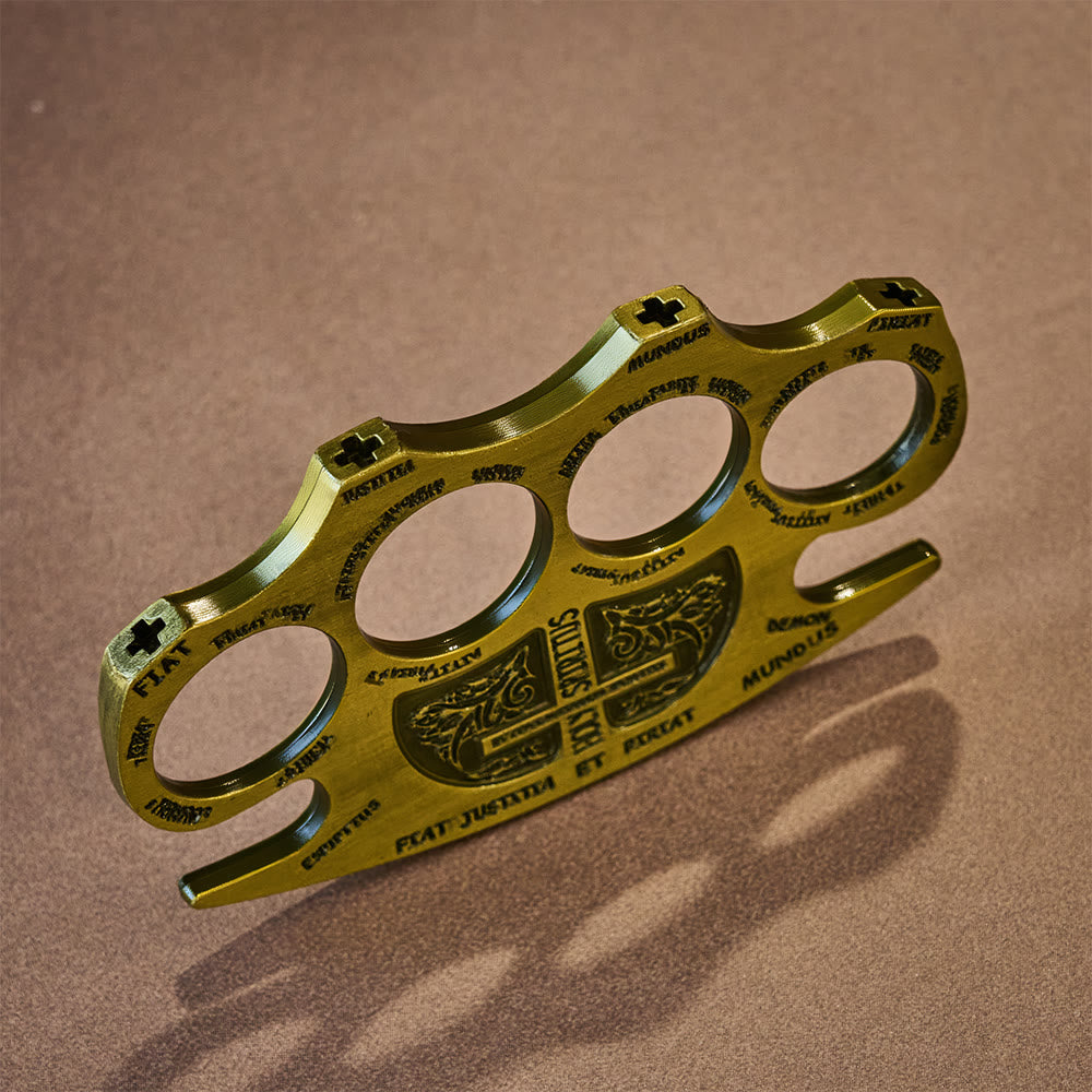 Christianartworkshop Holy Spiritus Window Breaker: Strength Forged with the Cross - Brass - image 1