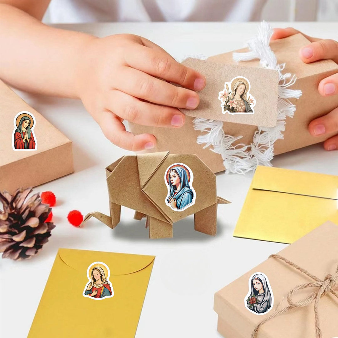 Christianartworkshop Faith-Filled Icon Stickers: Soothing for Daily Spaces - image 8