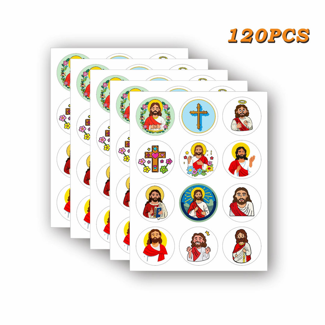 Christianartworkshop Faith-Filled Icon Stickers: Soothing for Daily Spaces - D - image 7