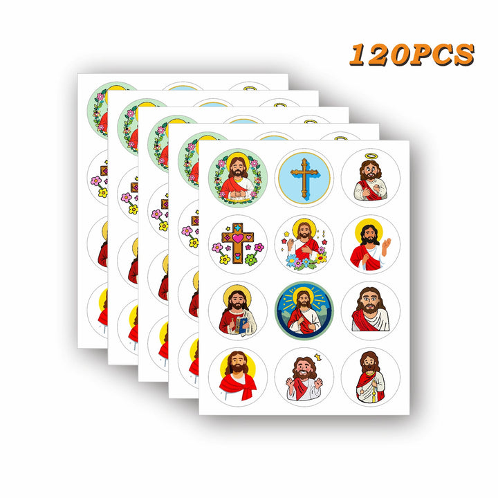 Christianartworkshop Faith-Filled Icon Stickers: Soothing for Daily Spaces - D - image 7