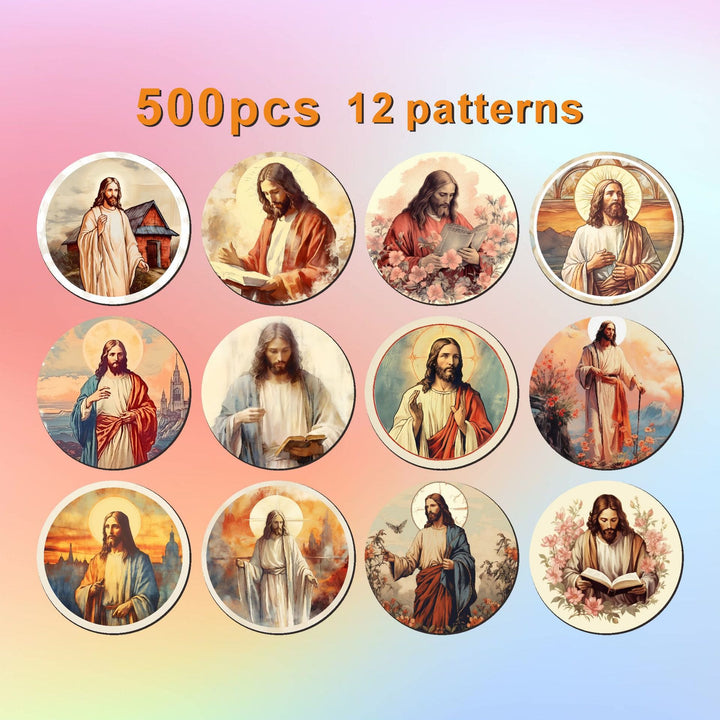 Christianartworkshop Faith-Filled Icon Stickers: Soothing for Daily Spaces - image 4