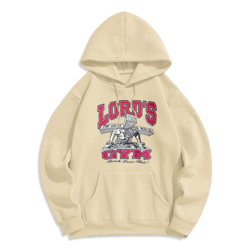 Christianartworkshop LORD’S GYM Redemption Fleece Lined Polyester Hoodie - image 5