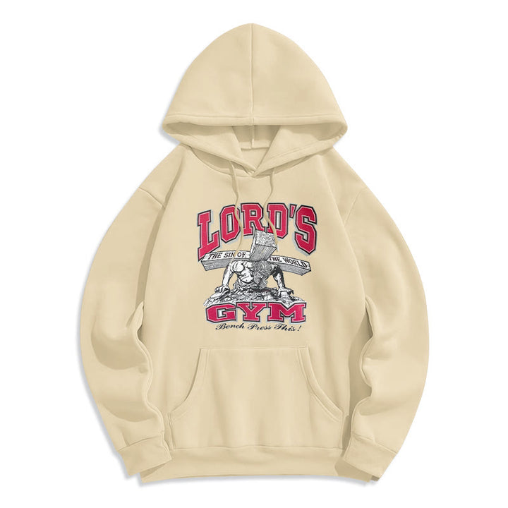 Christianartworkshop LORD’S GYM Redemption Fleece Lined Polyester Hoodie - image 5