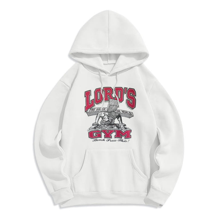 Christianartworkshop LORD’S GYM Redemption Fleece Lined Polyester Hoodie - image 17