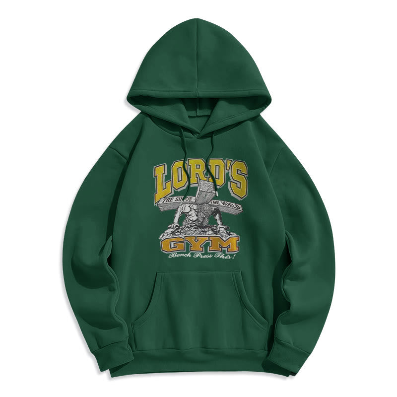 Christianartworkshop LORD’S GYM Redemption Fleece Lined Polyester Hoodie - image 8
