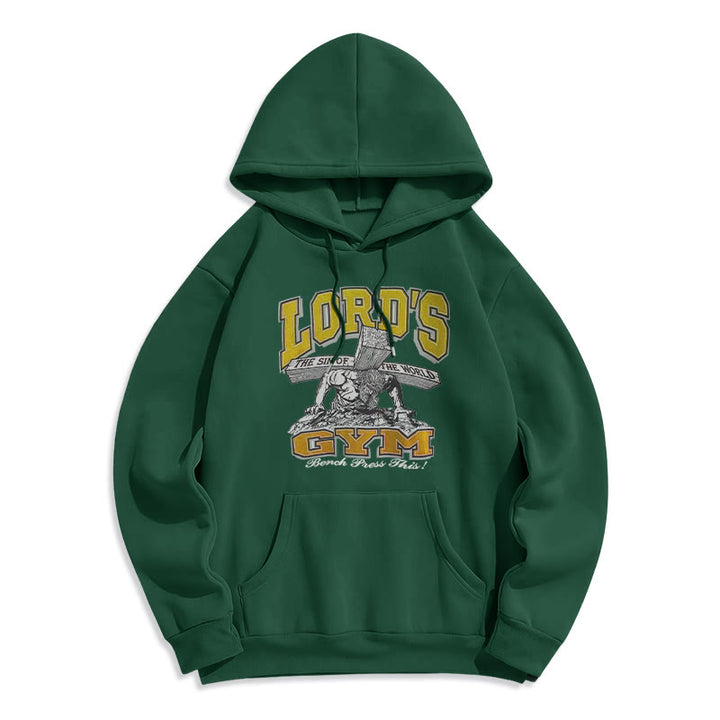 Christianartworkshop LORD’S GYM Redemption Fleece Lined Polyester Hoodie - image 8