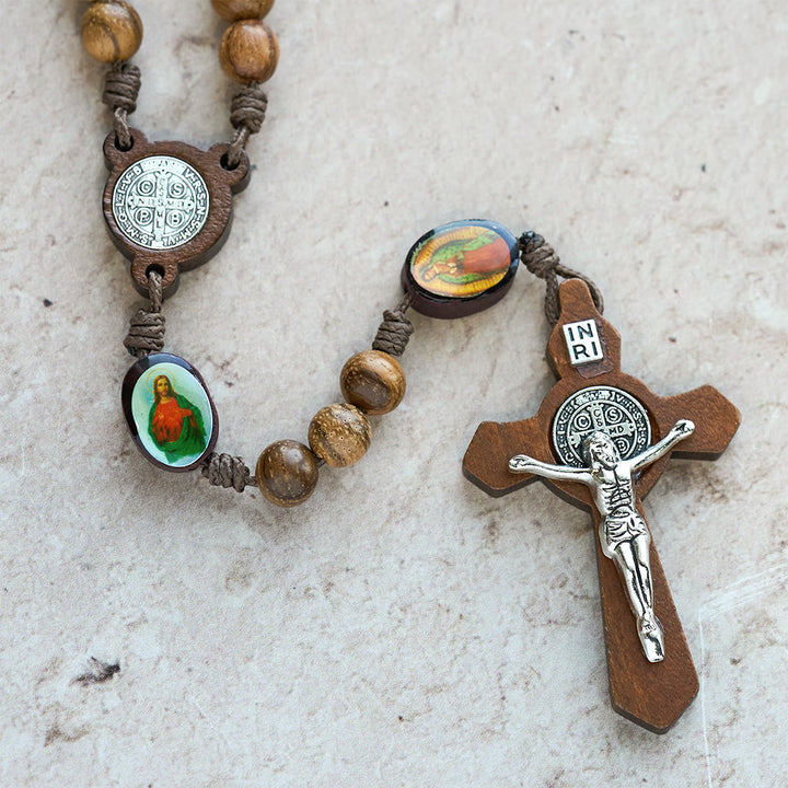 FREE Today: Earthy Wooden with Sacred Icon Beads Rosary: Faith Rooted in Natural Grace - image 8