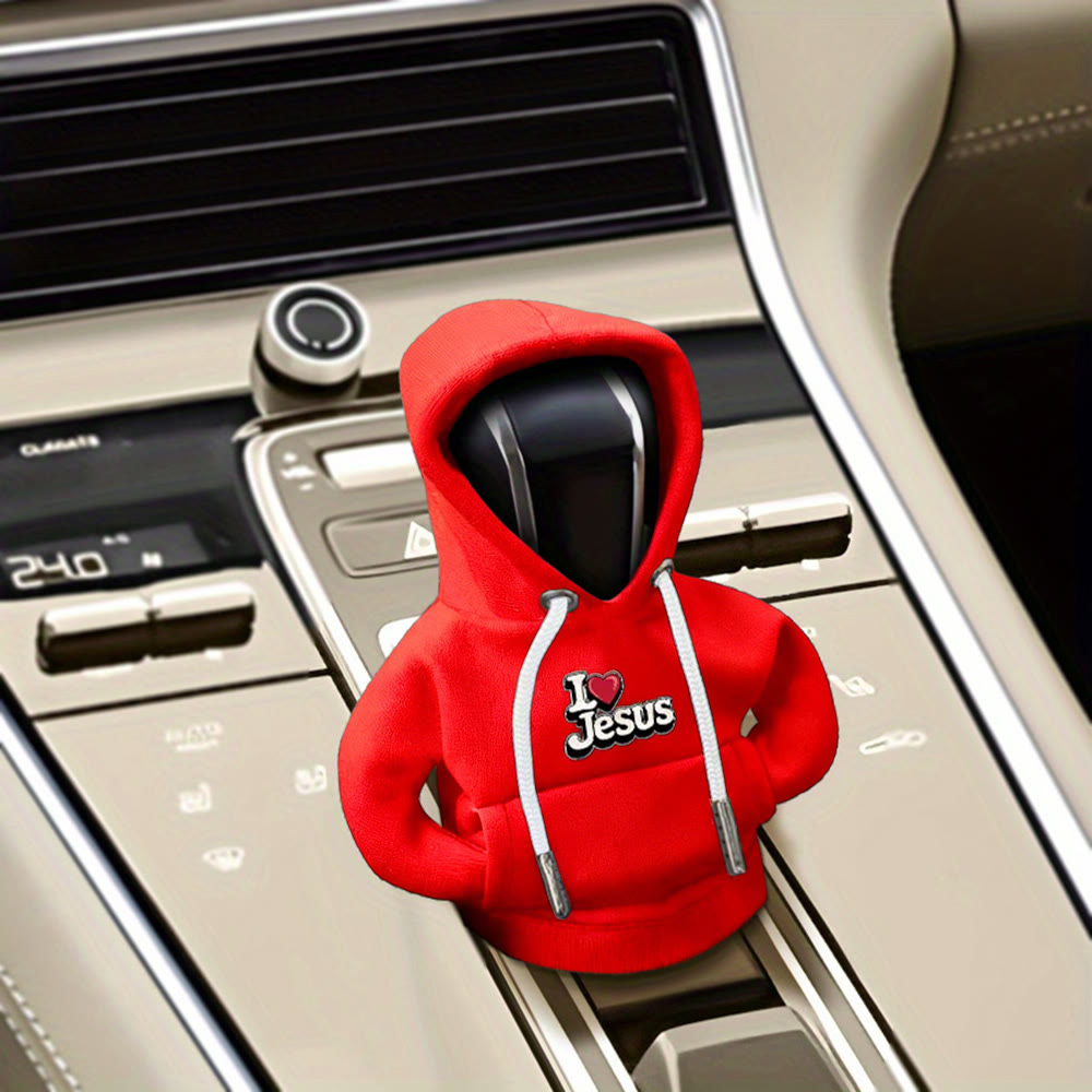 Christianartworkshop Customizable Hoodie Gear Shift Cover: Your Unique Faith, On the Road - image 4