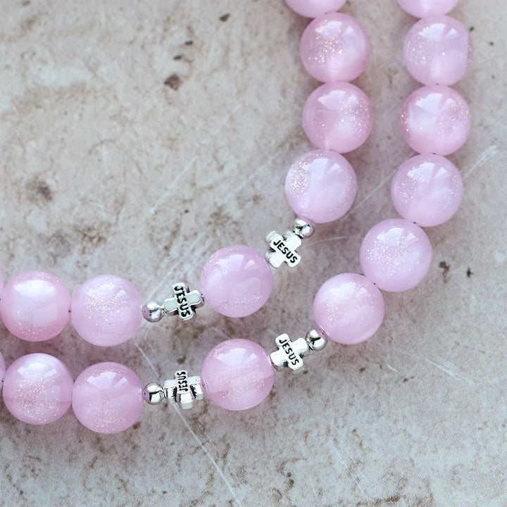 FREE Today: Divine Reflection Color-Shifting Rosary : Bloom from Soft Pink to Passionate Magenta in Sunlight - image 10