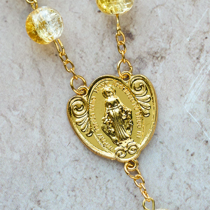 FREE Today: Shimmering Glass Bead Pocket Rosary: Elegant Devotion for Daily Carry - image 8