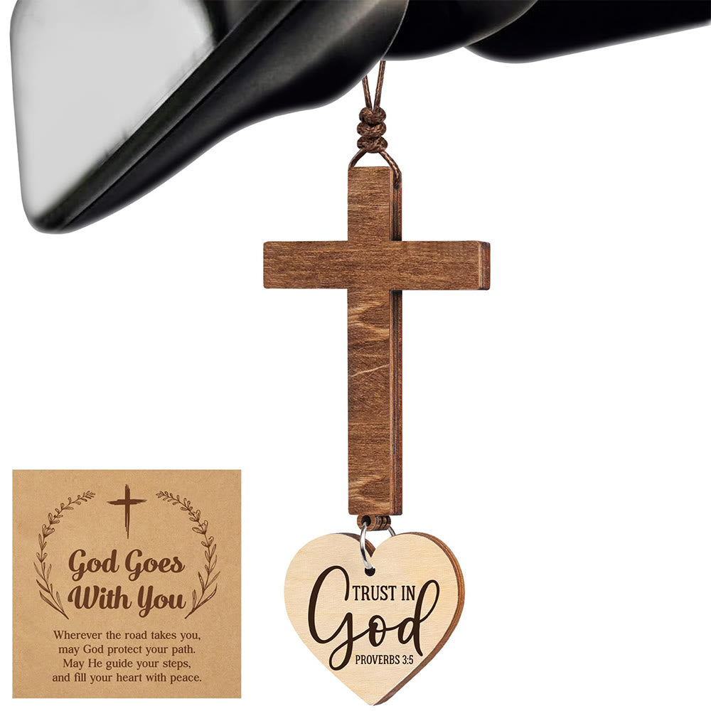 Christianartworkshop Wooden Car Pendant with Gift Card: Devotion Wrapped in Natural Style - image 10