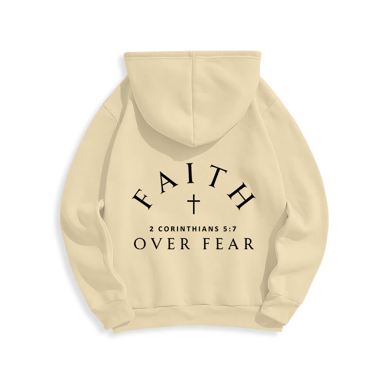 Christianartworkshop 2 Corinthians 5:7 Faith Fleece Lined Polyester Hoodie - image 20