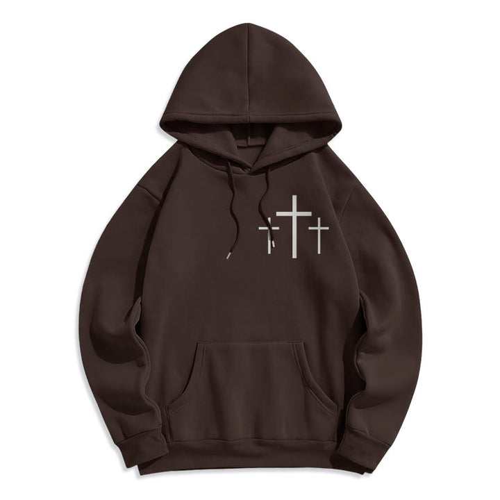Christianartworkshop 2 Corinthians 5:7 Faith Fleece Lined Polyester Hoodie - image 1