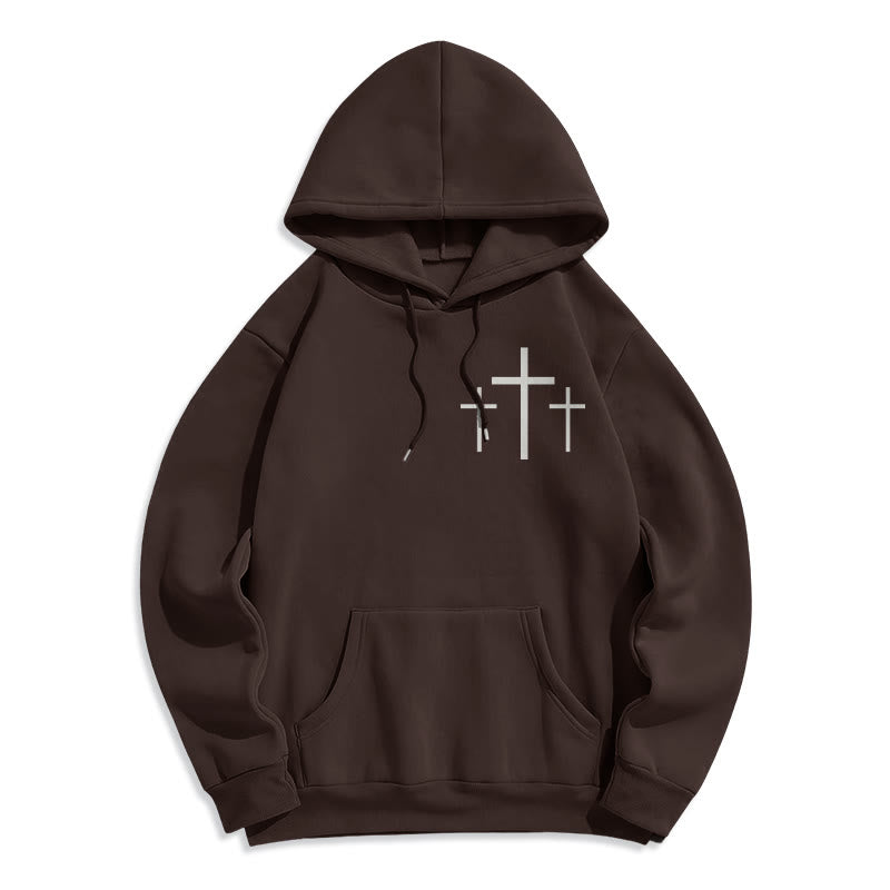 Christianartworkshop 2 Corinthians 5:7 Faith Fleece Lined Polyester Hoodie - image 1