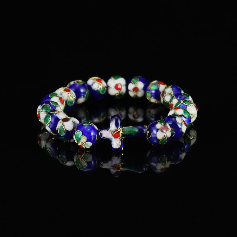 Christianartworkshop Cloisonné Enamel Filigree Faith Pieces: Rich Comfort with Sacred Symbolism - Blue - image 4