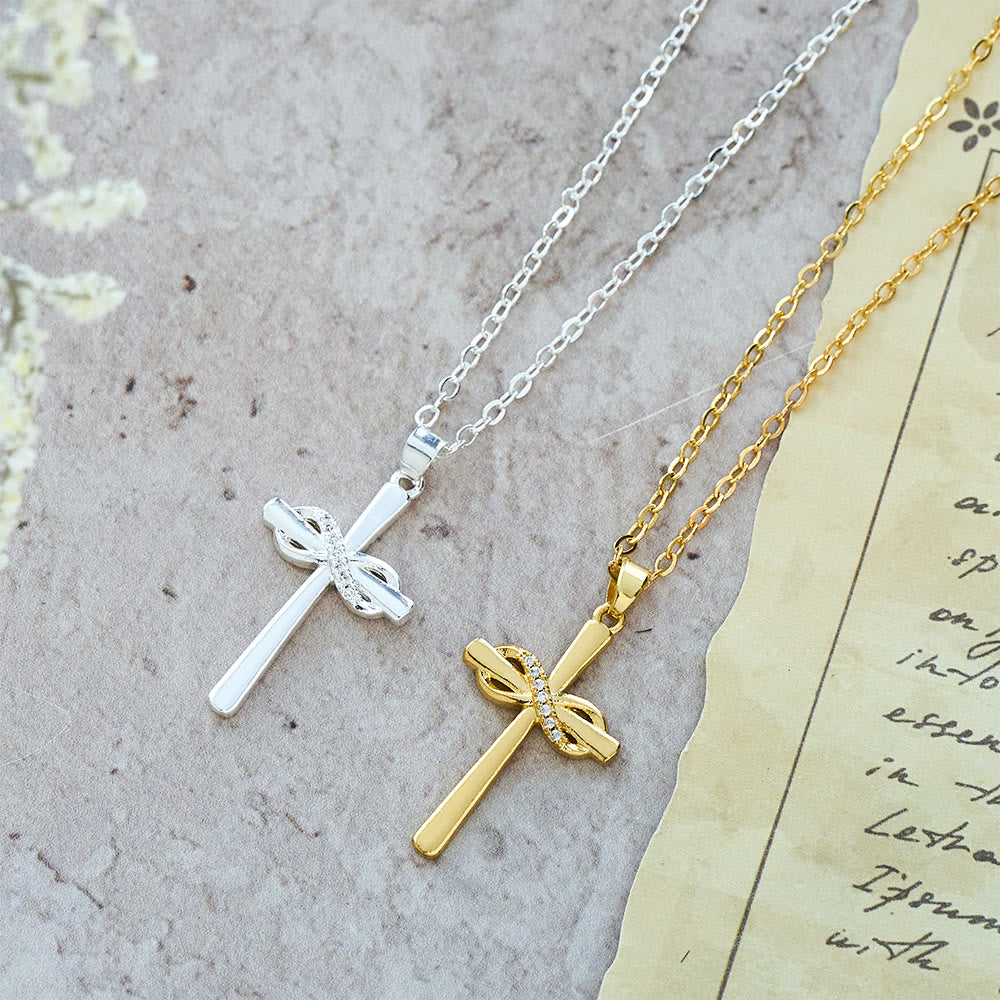 Christianartworkshop Möbius Cross & Zircon Necklaces: Smooth Comfort with Sacred Symbolism - image 1